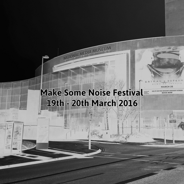 Laser Drum Kit Installation at the National Media Museum, March 2016